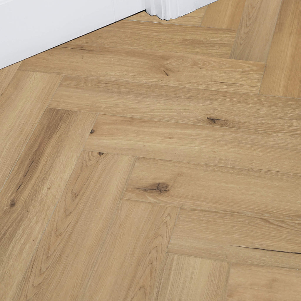Mid-Tone Parquet Flooring