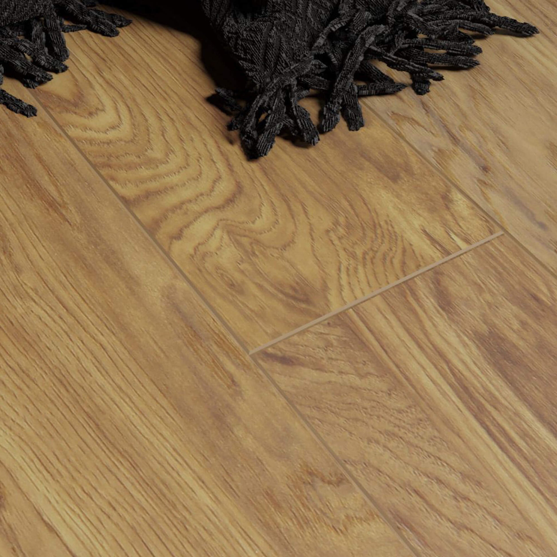 Close-up of Appalachian Hickory Laminate Flooring