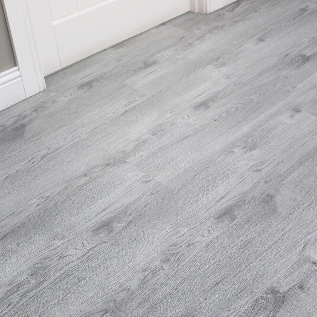 Causeway Grey Essentials Laminate Flooring in an internal setting