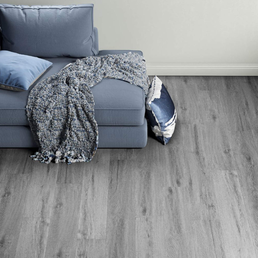 Harbour Oak Country Laminate Flooring in a living room interior setting.