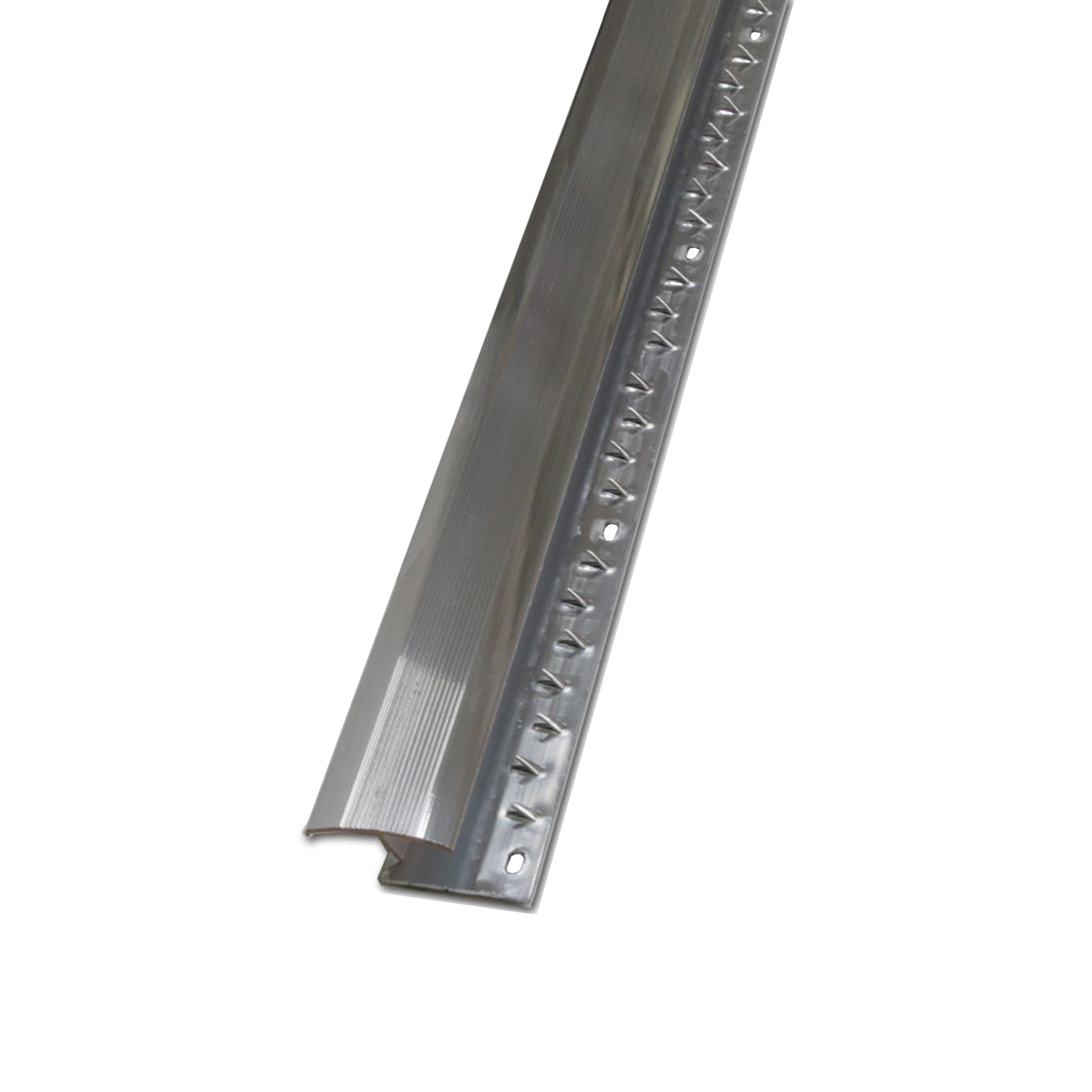 Silver Z Carpet Door Bar on a white background