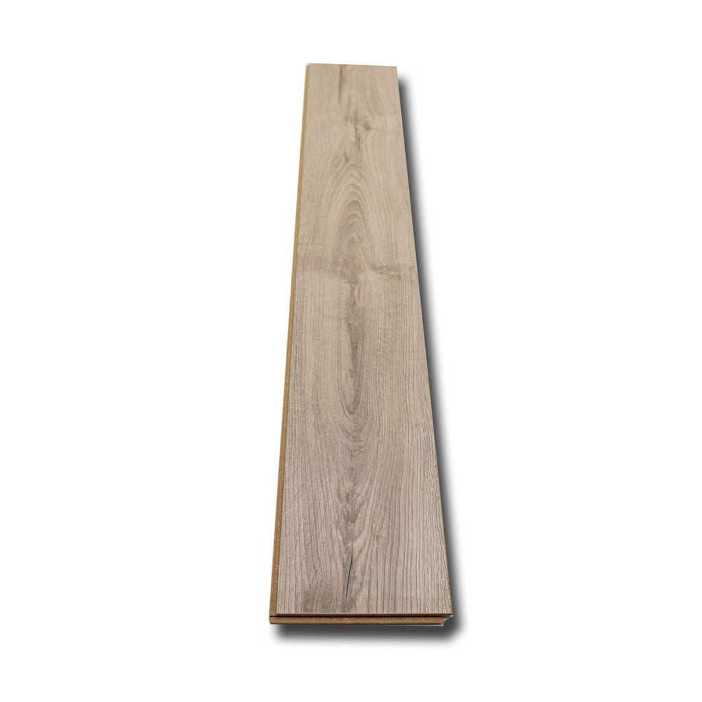 Wooden plank on a white background