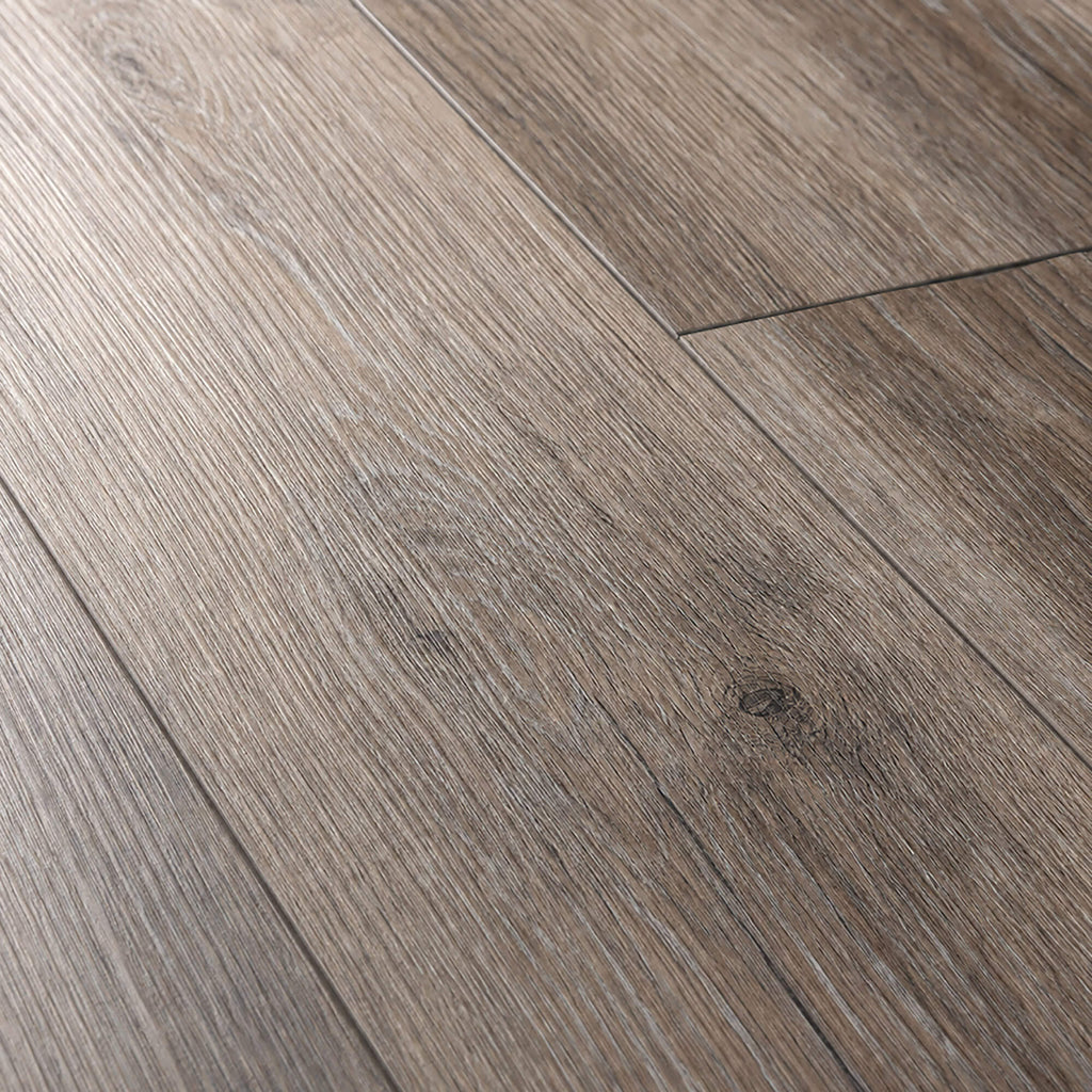 Close-up of Portland Oak Rigid LVT flooring planks.