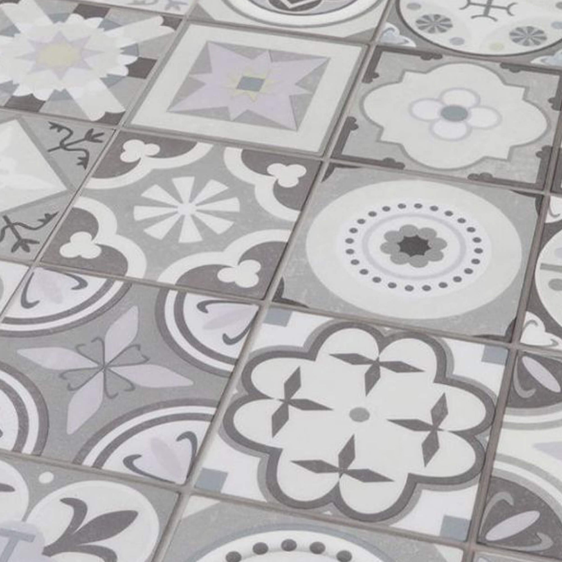 Close-up of a Renaissance Rigid LVT Tile Floor