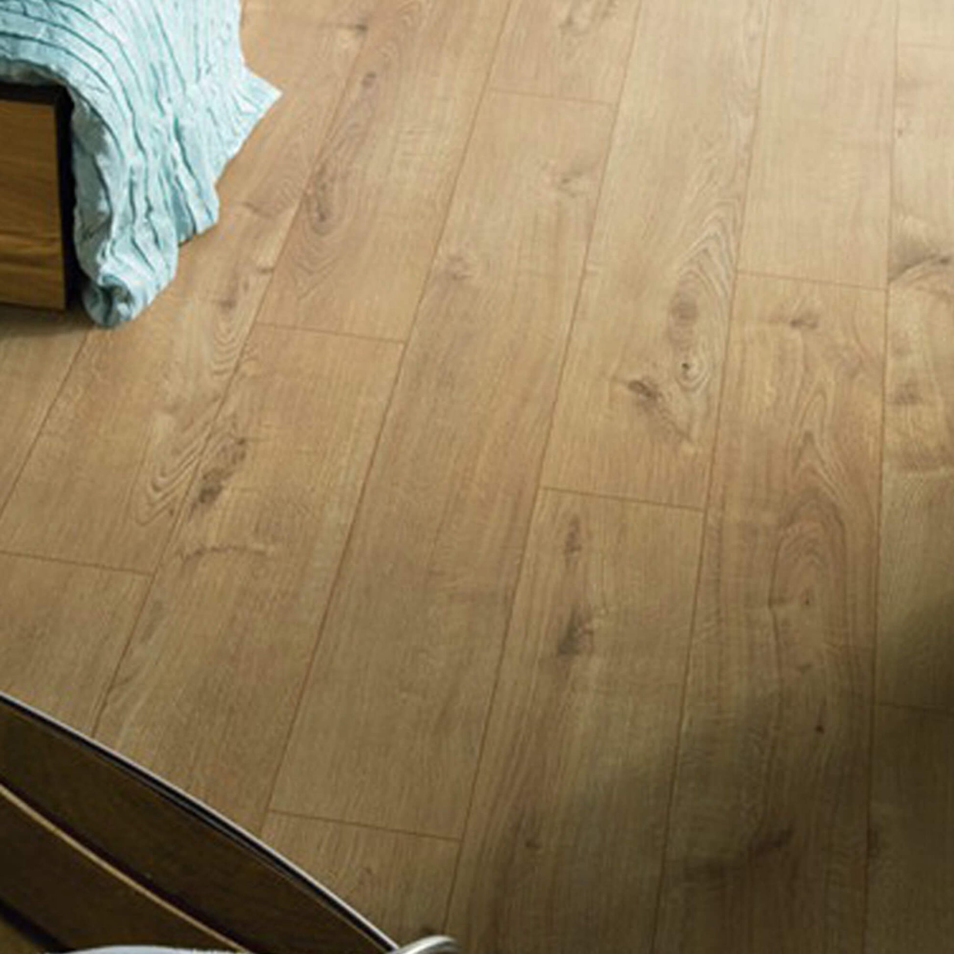 Sherwood Oak Laminate Flooring in a home interior setting.