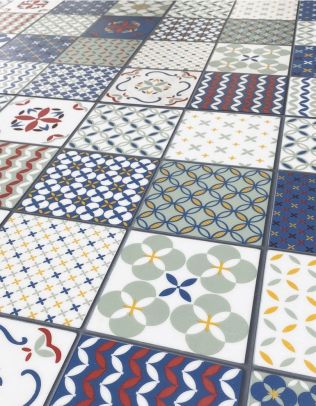 Alhambra Tile  - Vinyl Click