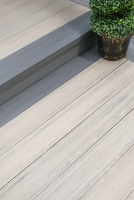 Ivory / Slate Grey Co-Ex Composite Decking 3.6m Length