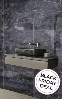 Nero Piazza Marble Composite Wall Tiles